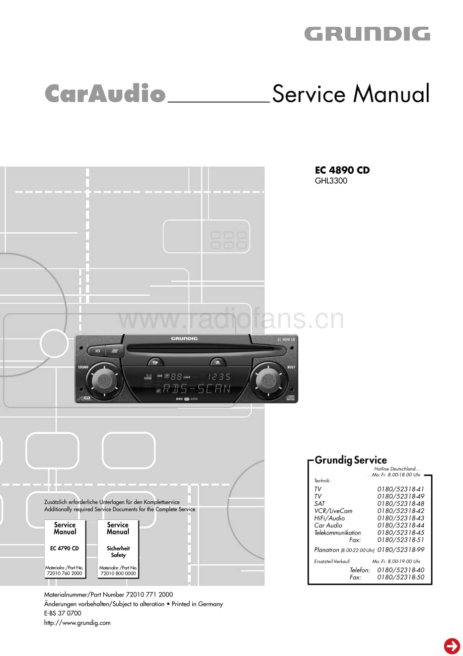 GrundigEC4890CD 维修电路图、原理图.pdf_第1页