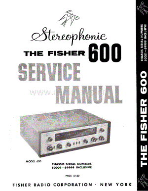 Fisher600ServiceManual 电路原理图.pdf