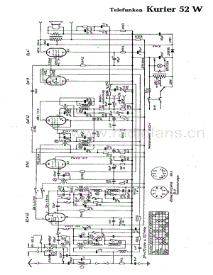 TelefunkenKurier52W维修电路图、原理图.pdf