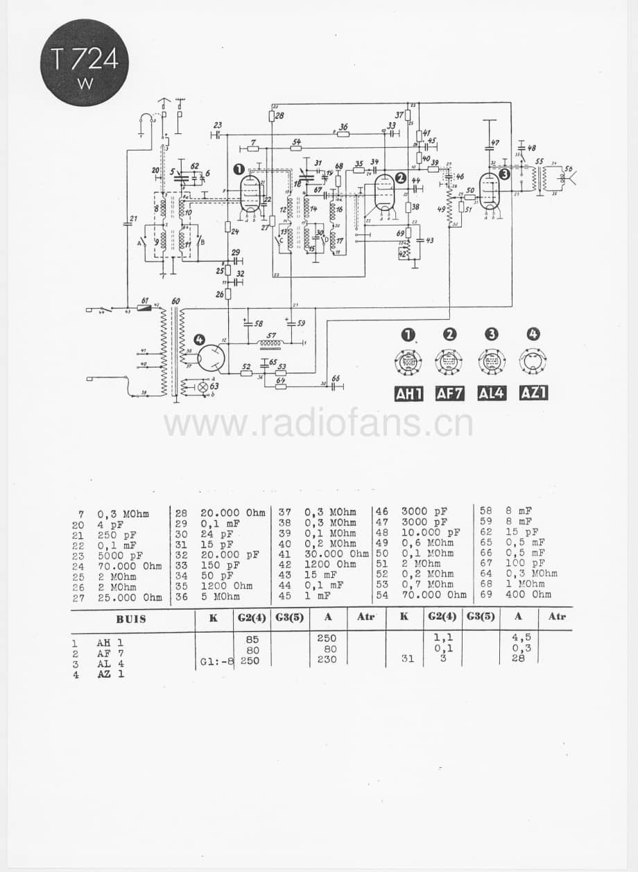 Telefunken724W维修电路图、原理图.pdf_第1页