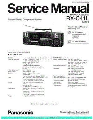 Panasonic_RX-C41L_sch 电路图 维修原理图.pdf