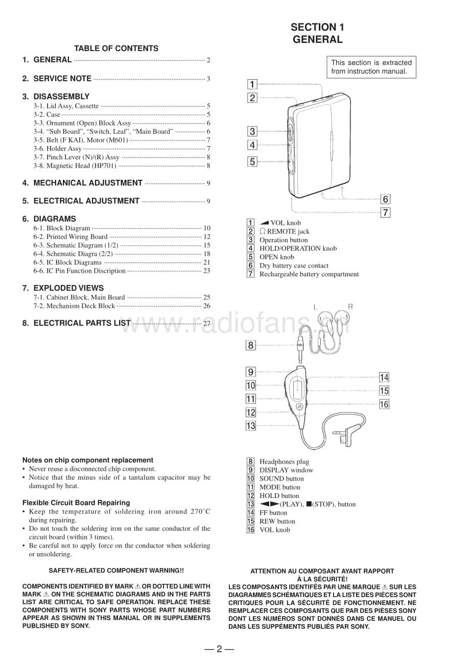 SONYWM-EX20电路图 维修原理图.pdf_第2页
