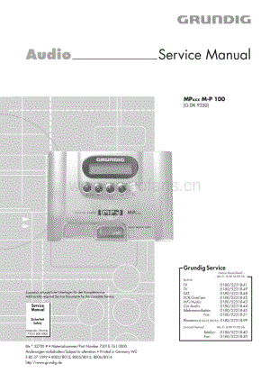 GrundigMPAXXMP100 维修电路图、原理图.pdf