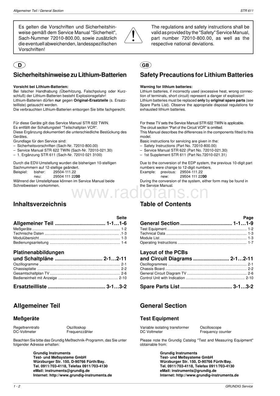 GrundigSTR611 维修电路图、原理图.pdf_第2页