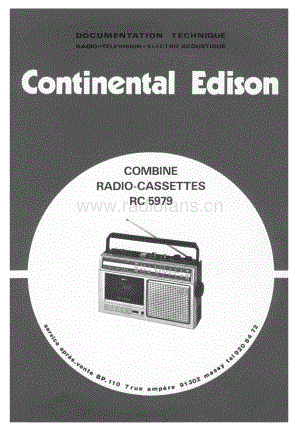 ContinentalEdisonRC5079 维修电路图 原理图.pdf