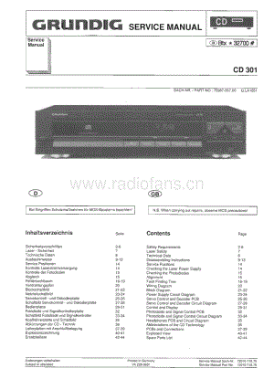 GrundigCD301 维修电路图、原理图.pdf