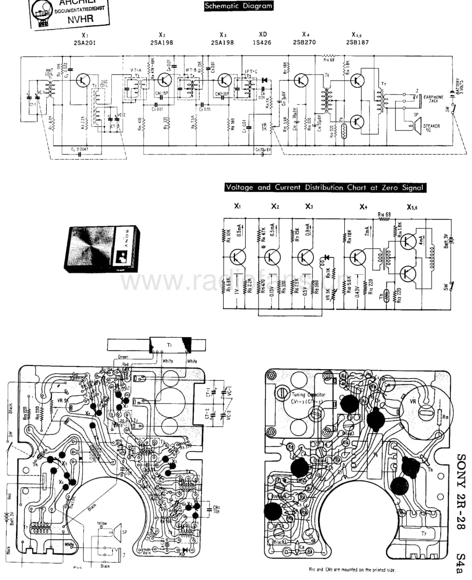 Sony 2R-28 电路图 维修原理图.pdf_第1页