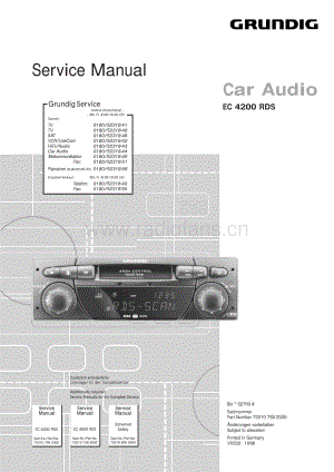 GrundigEC4200RDS 维修电路图、原理图.pdf