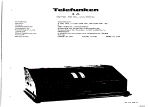 Telefunken4A维修电路图、原理图.pdf