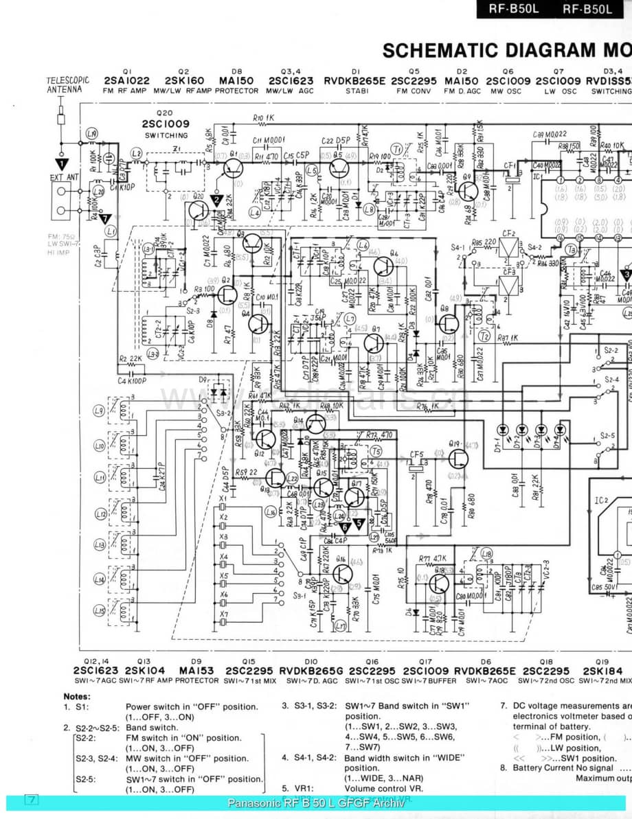 Panasonic_RF-B50L_sch 电路图 维修原理图.pdf_第2页