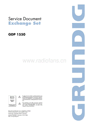 GrundigGDP1550 维修电路图、原理图.pdf
