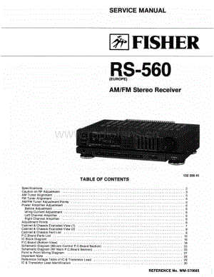 FisherRS560Schematic电路原理图 维修电路图 原理图.pdf
