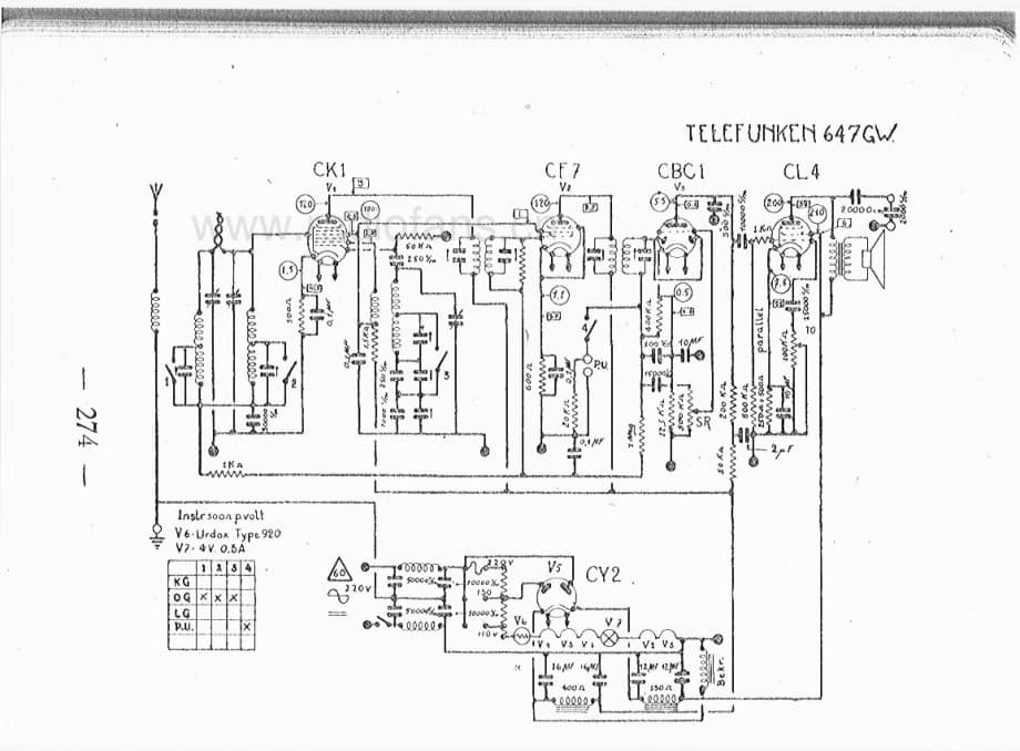Telefunken647GW维修电路图、原理图.pdf_第1页