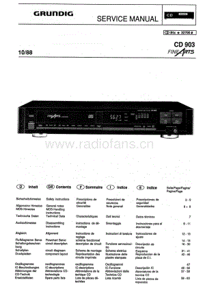 GrundigCD903 维修电路图、原理图.pdf