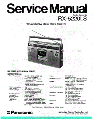 Panasonic_RX-5220LS_sch 电路图 维修原理图.pdf