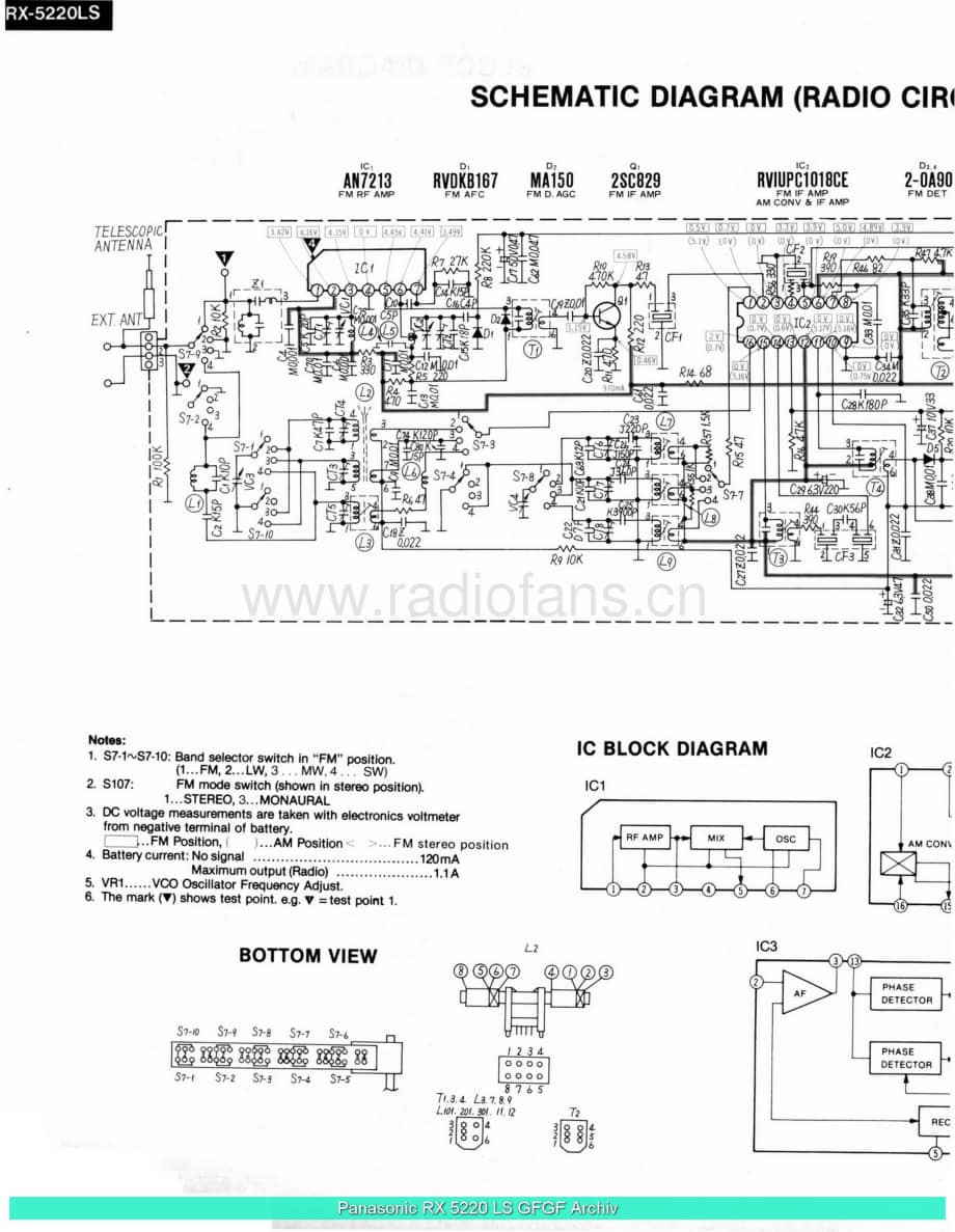 Panasonic_RX-5220LS_sch 电路图 维修原理图.pdf_第3页