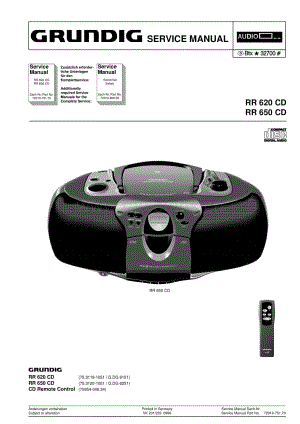 GrundigRR620CDServiceManual(1) 维修电路图、原理图.pdf
