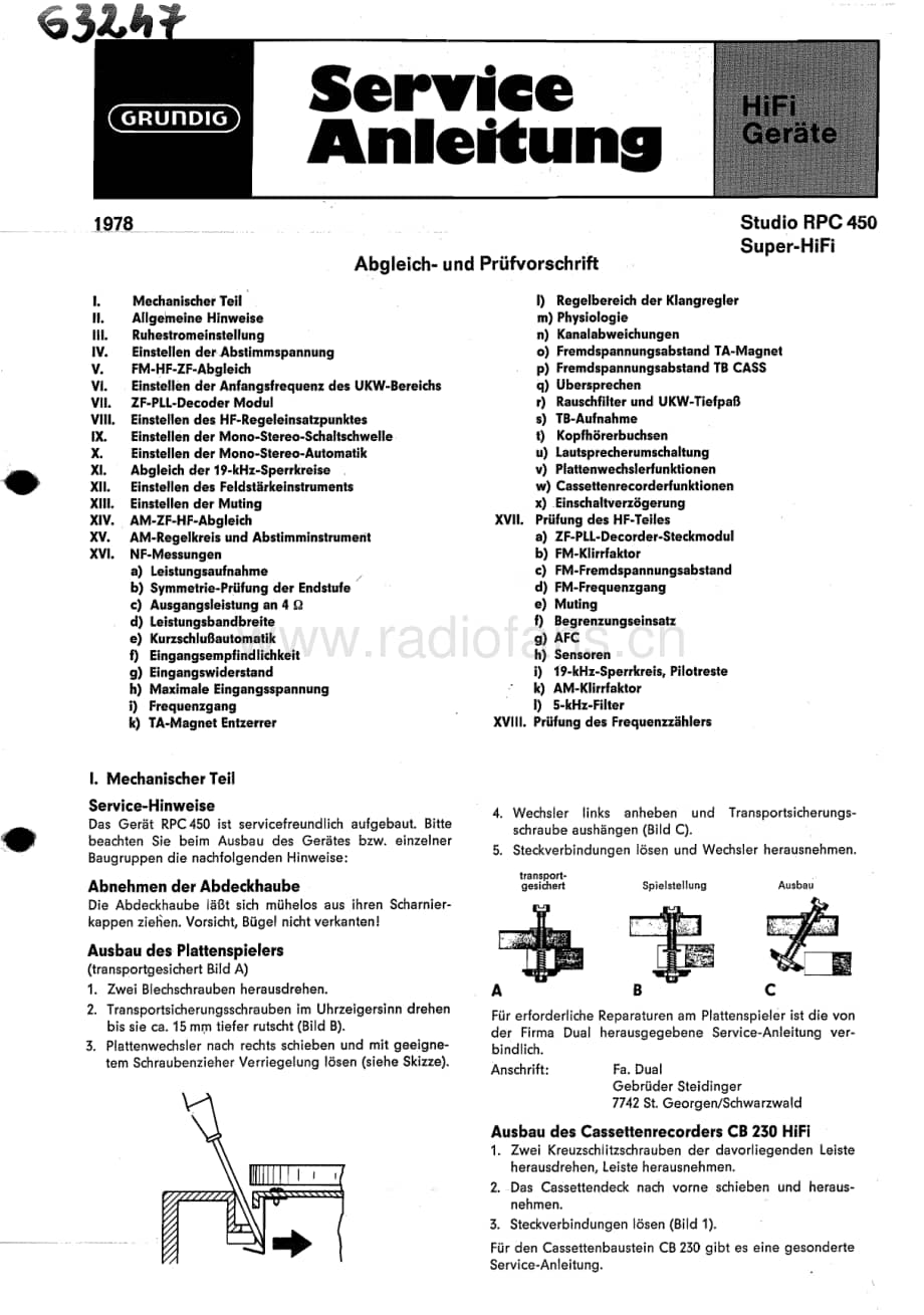 GrundigRPC450 维修电路图、原理图.pdf_第1页