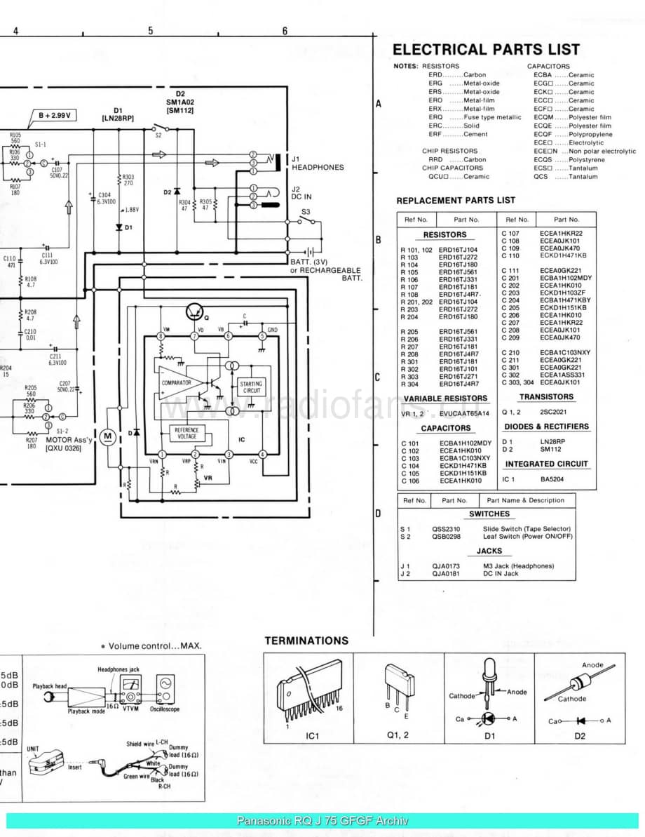 Panasonic_RQ-J75_sch 电路图 维修原理图.pdf_第3页