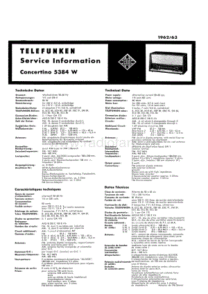 TelefunkenConcertino5384WServiceInfo电路原理图维修电路图、原理图.pdf