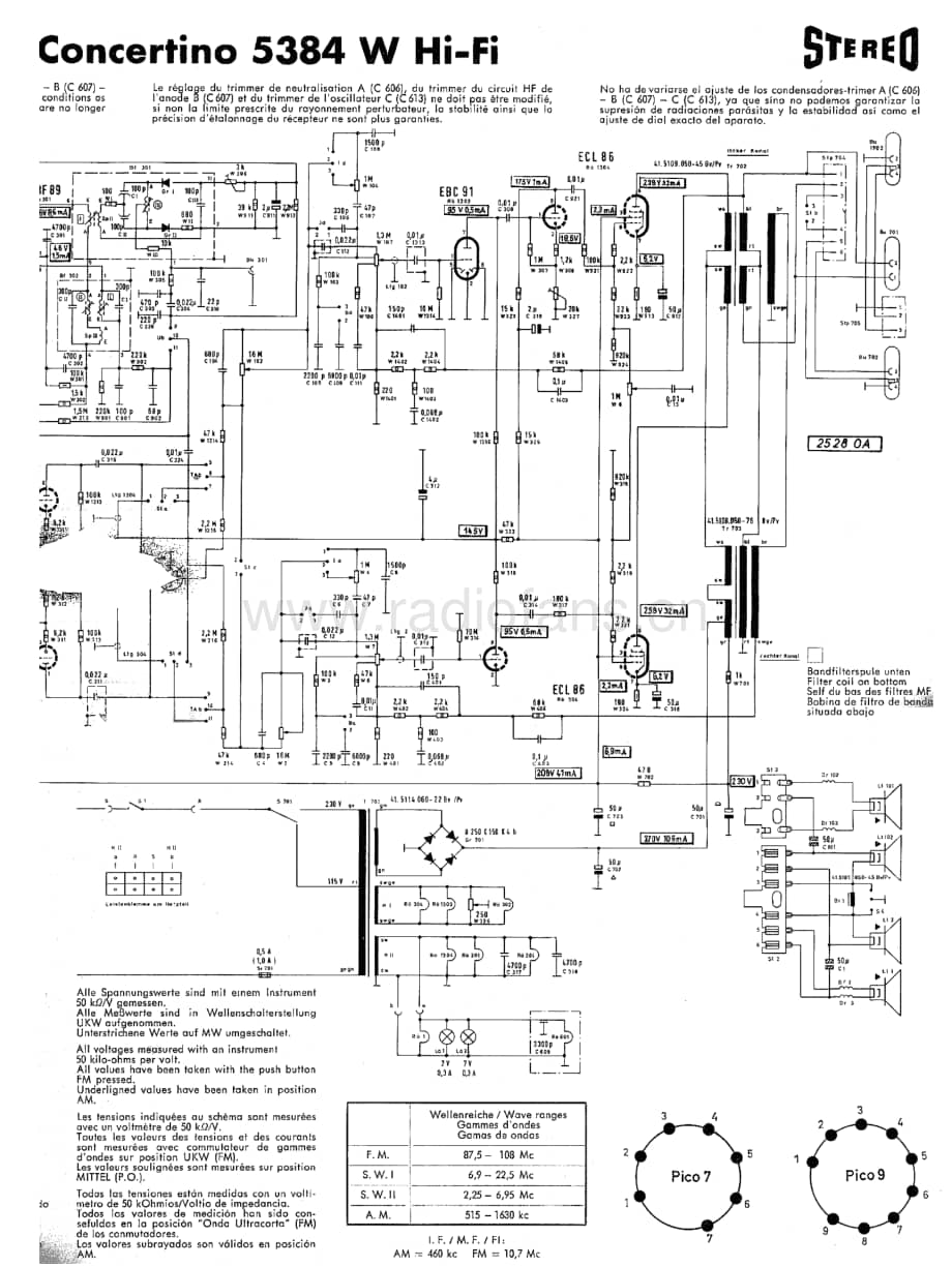 TelefunkenConcertino5384WServiceInfo电路原理图维修电路图、原理图.pdf_第3页