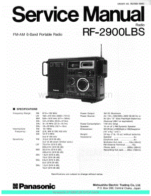 Panasonic_RF-2900LBS_sch 电路图 维修原理图.pdf