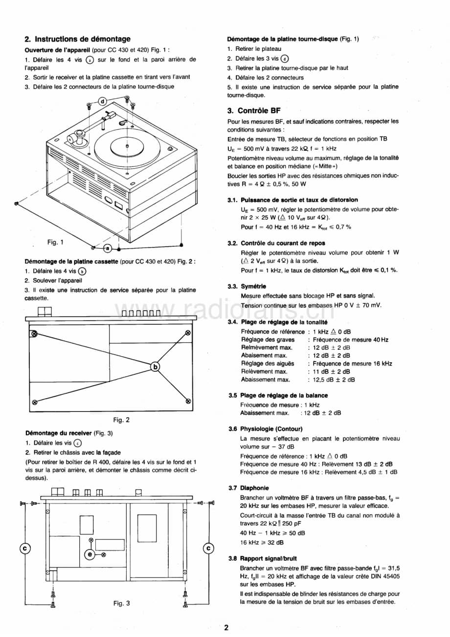 GrundigCC420ServiceManual(1) 维修电路图、原理图.pdf_第2页