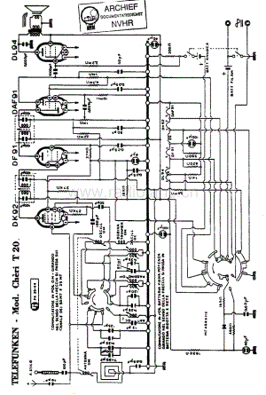 Telefunken_T20 维修电路图 原理图.pdf