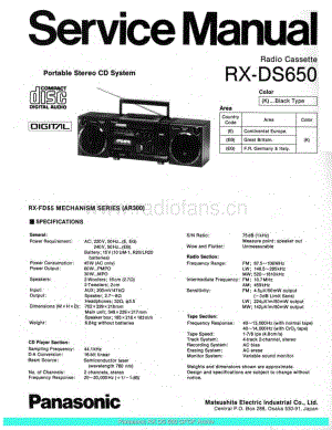 Panasonic_RX-DS650_sch 电路图 维修原理图.pdf