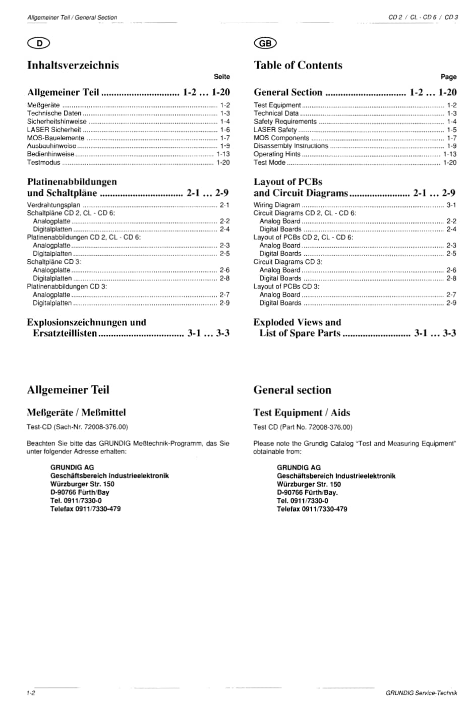 GrundigCD236ServiceManual(2) 维修电路图、原理图.pdf_第2页