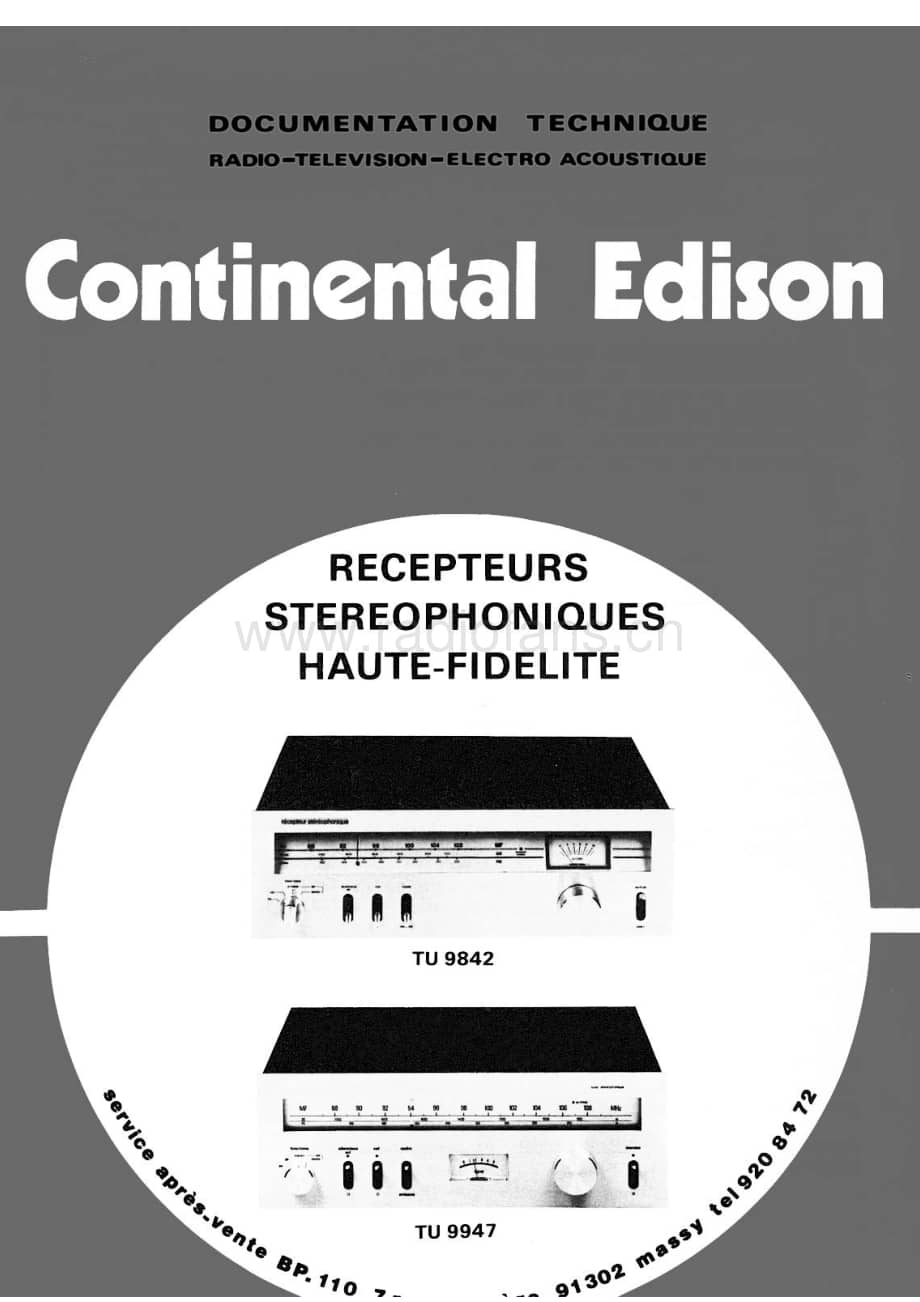ContinentalEdisonTU9947 维修电路图 原理图.pdf_第1页