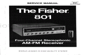 Fisher801ServiceManual 电路原理图.pdf