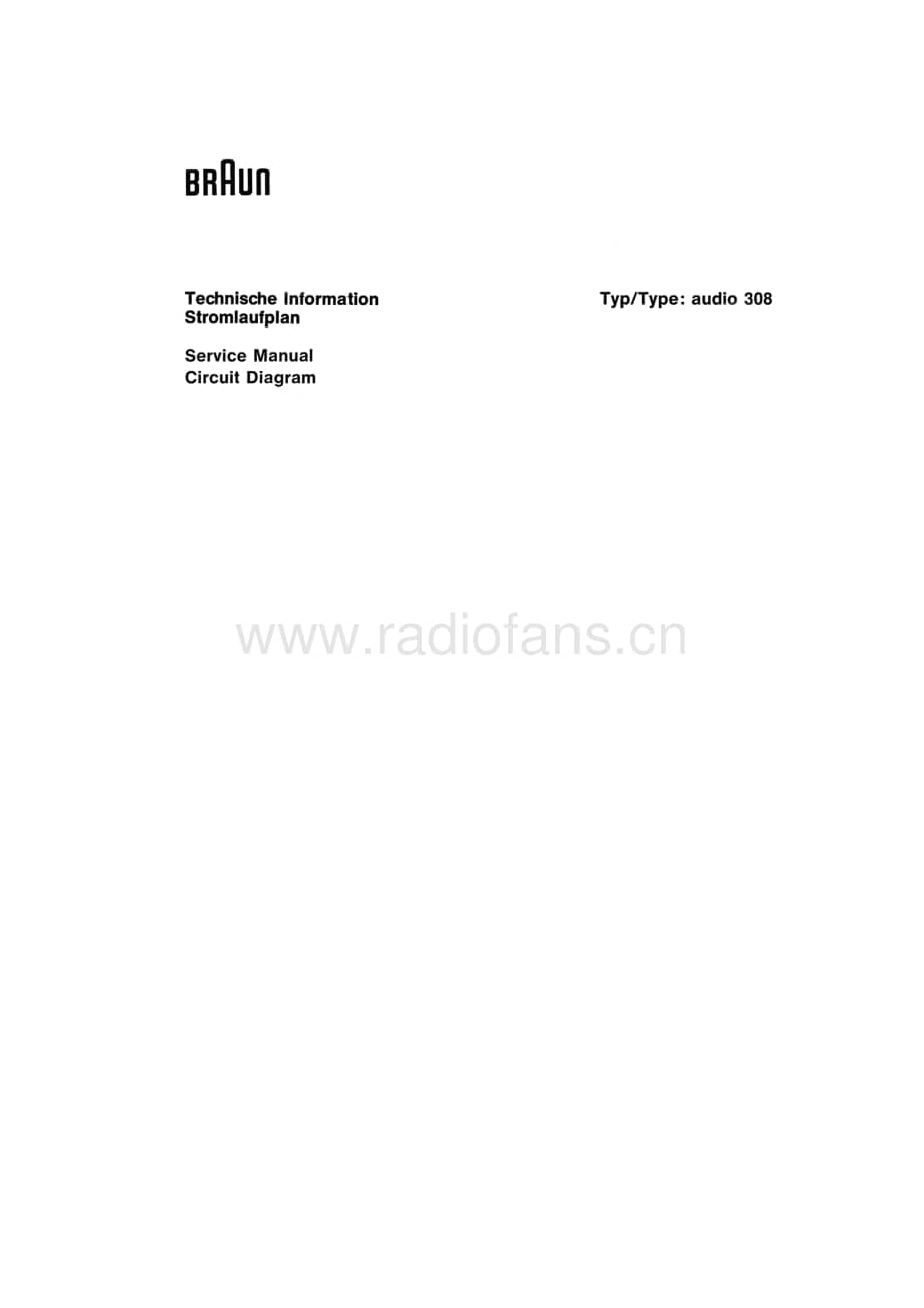 BraunAudio308ServiceManual电路原理图.pdf_第1页