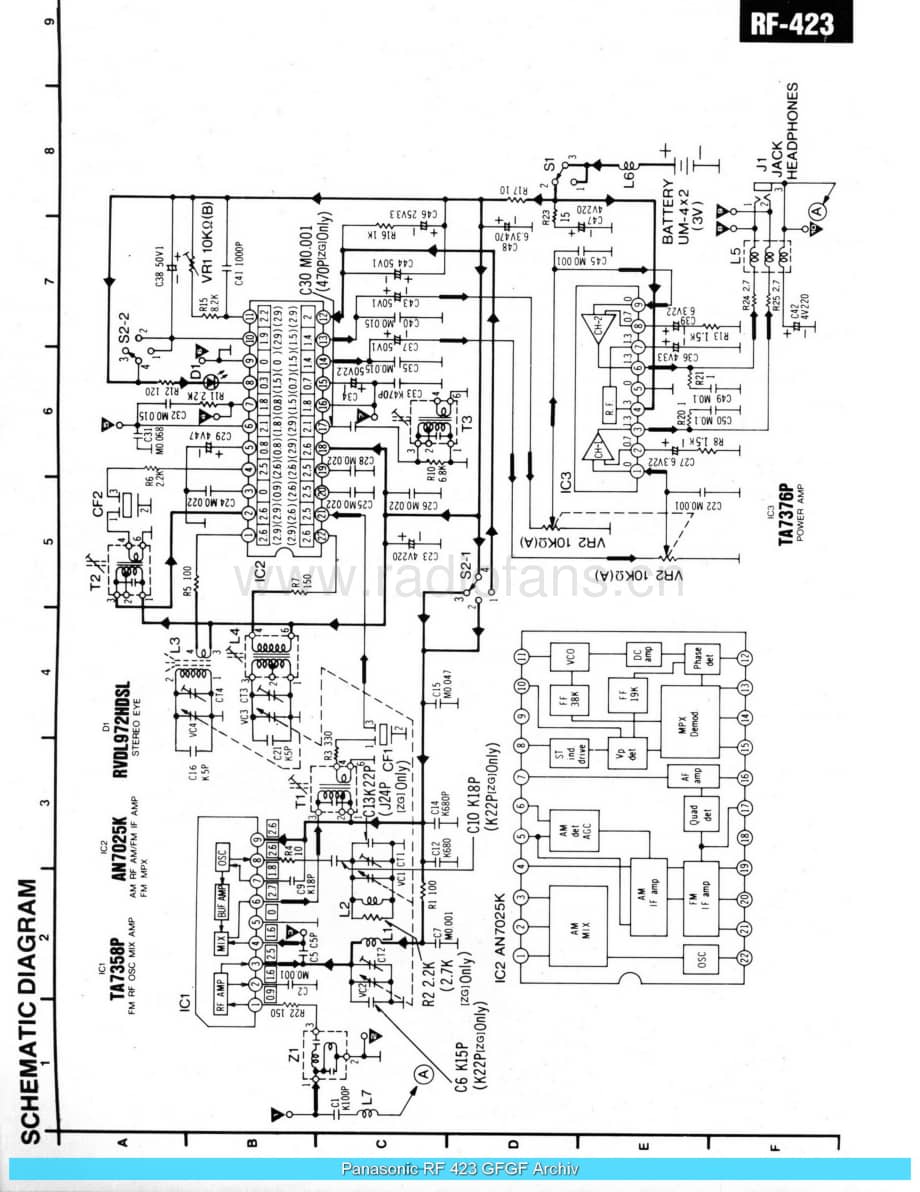 Panasonic_RF-423_sch 电路图 维修原理图.pdf_第2页
