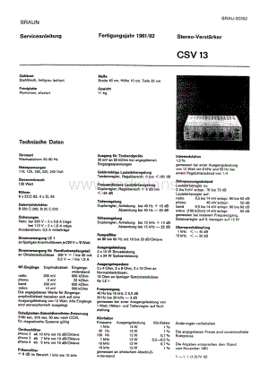 BraunCSV13ServiceManual2电路原理图.pdf