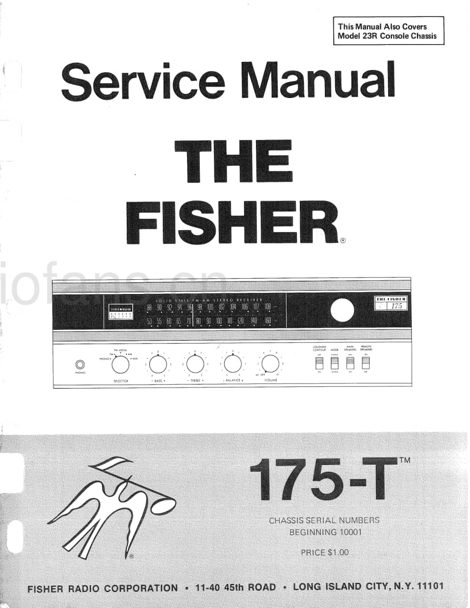 Fisher175TServiceManual 电路原理图.pdf_第1页