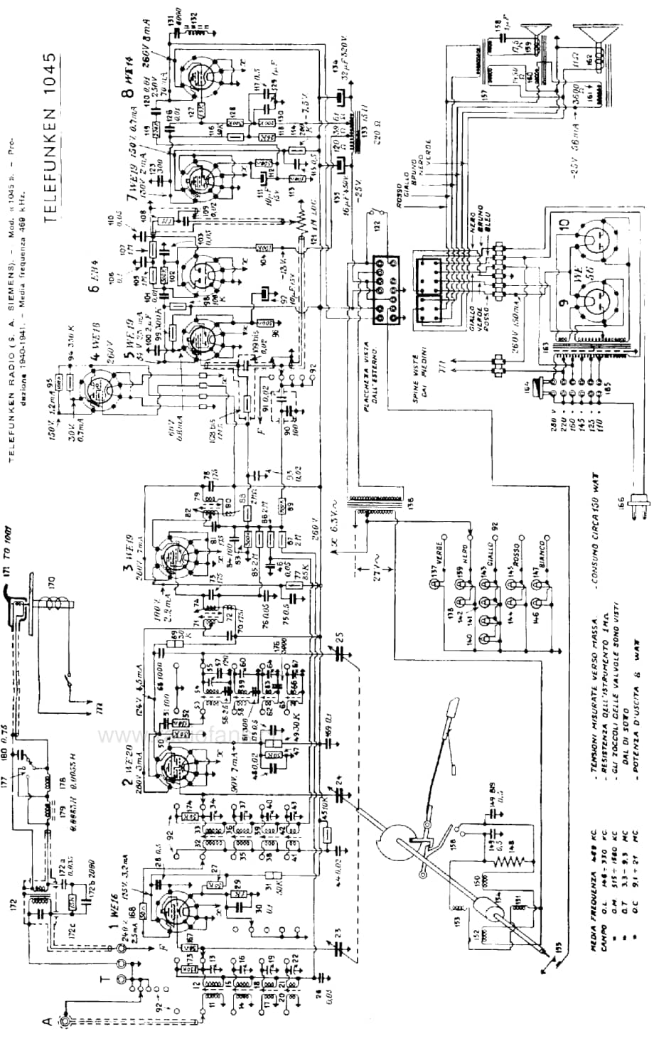 Telefunken_1045 维修电路图 原理图.pdf_第3页