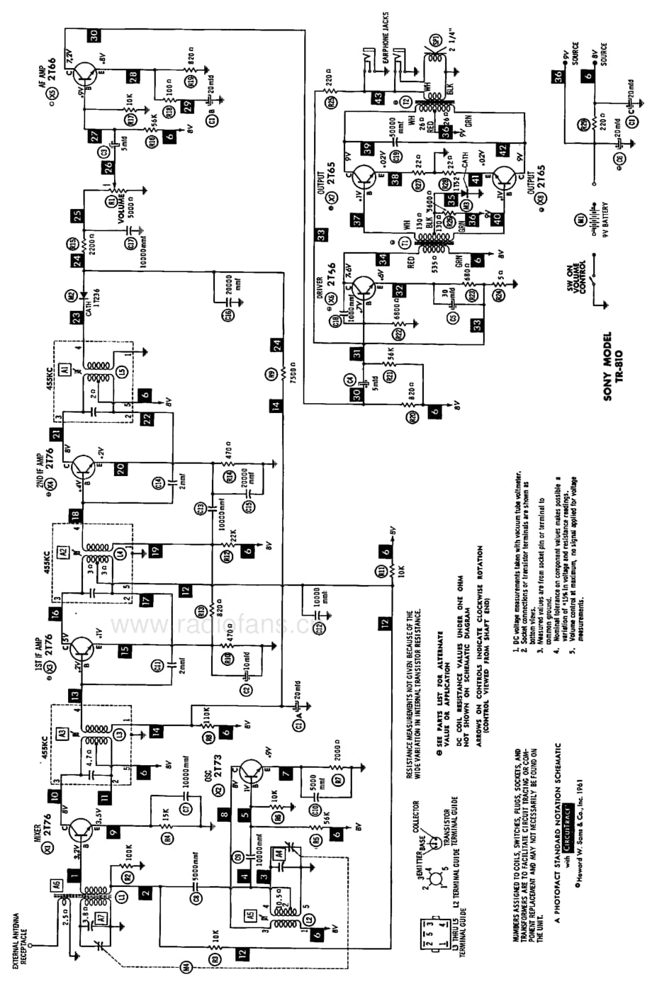 Sony_TR-810 电路图 维修原理图.pdf_第2页