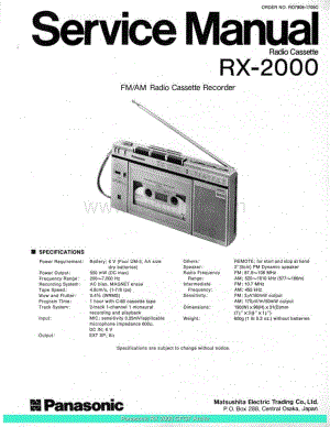 Panasonic_RX-2000_sch 电路图 维修原理图.pdf