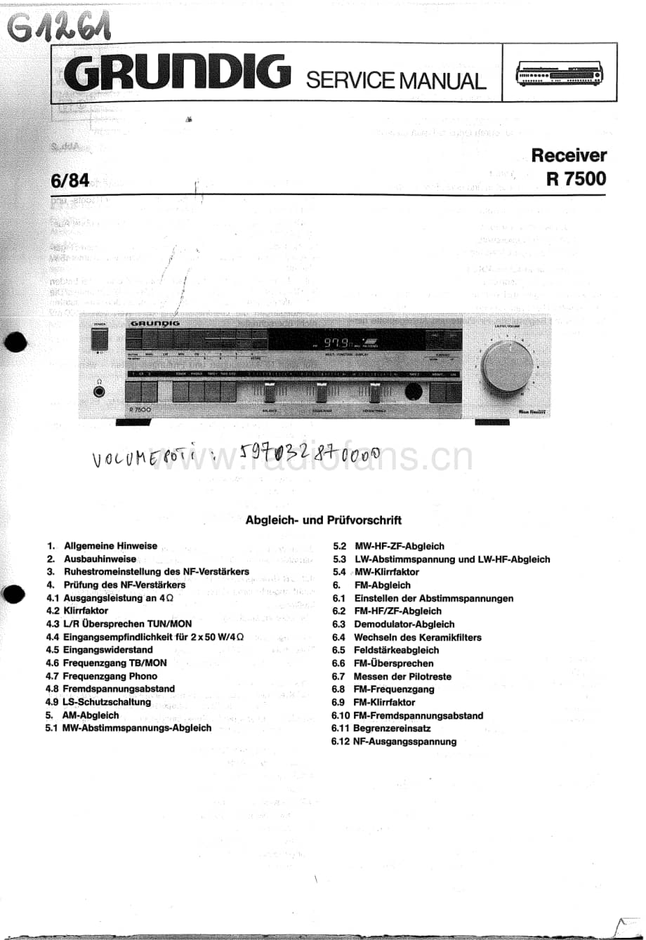 GrundigR7500 维修电路图、原理图.pdf_第1页