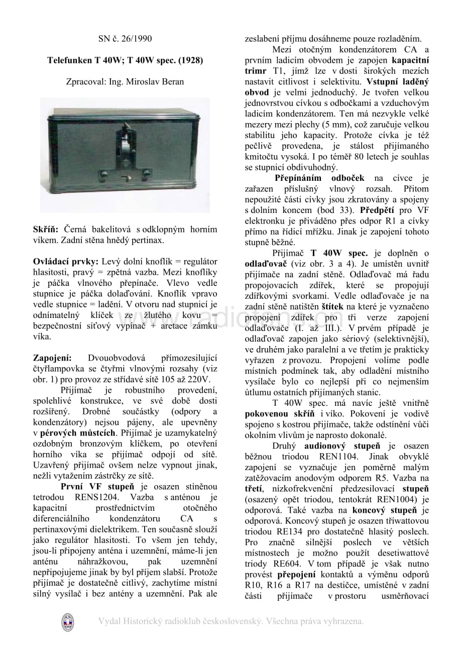 TelefunkenT40Wservicemanual2电路原理图维修电路图、原理图.pdf_第1页