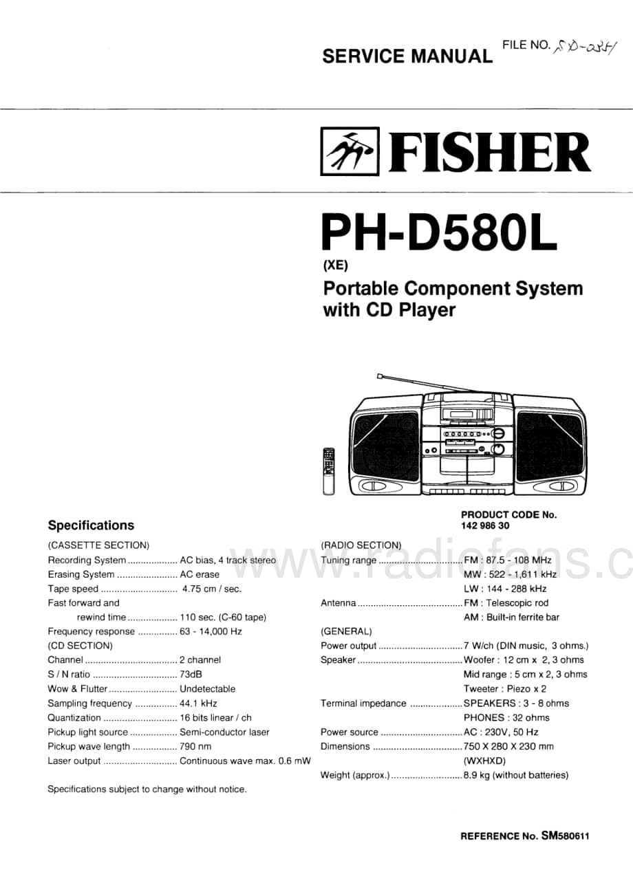 FisherPHD580LServiceManual 电路原理图.pdf_第2页