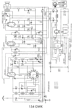 Telefunken_154GWK 维修电路图 原理图.pdf