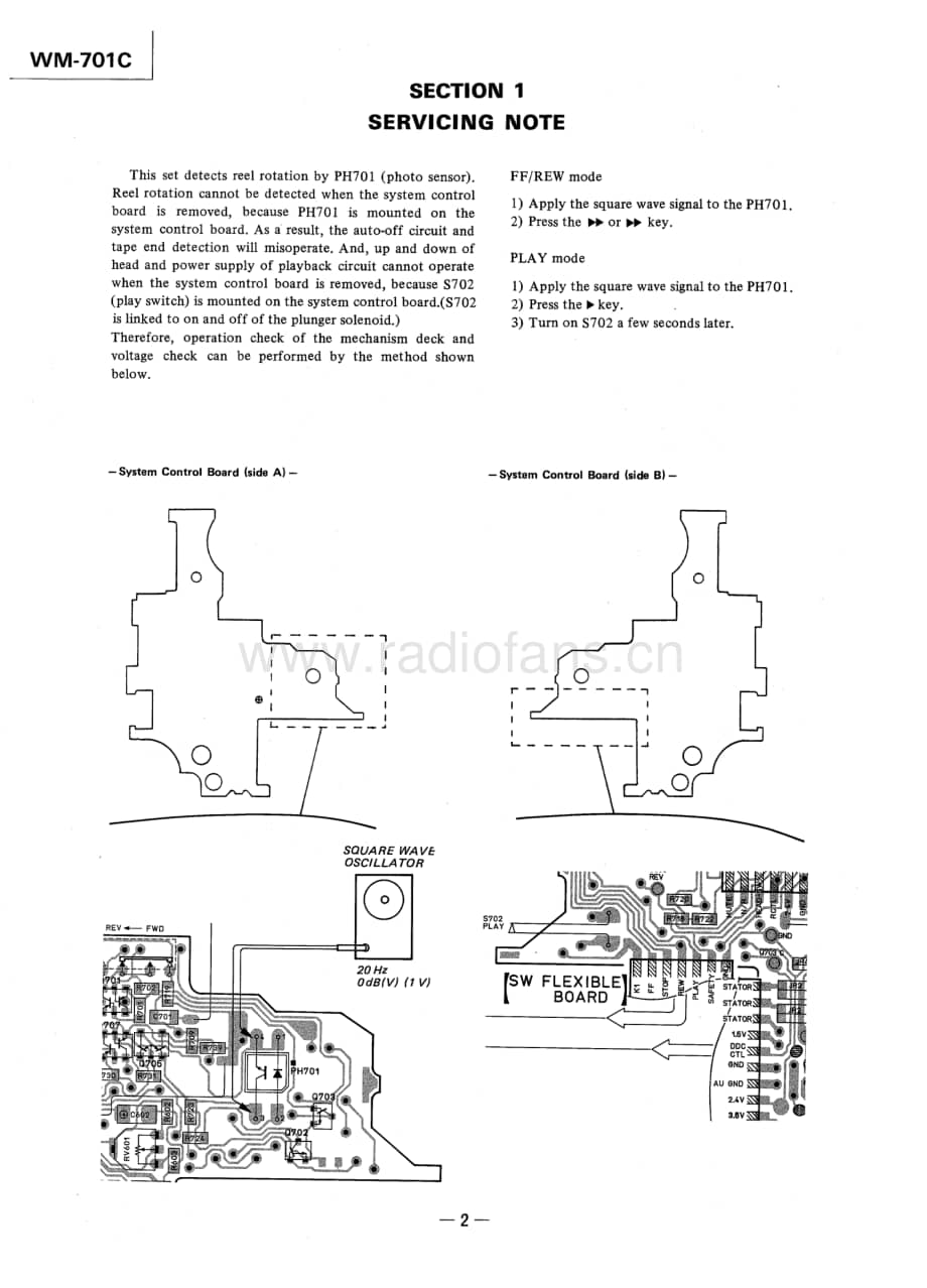 SONYWM-701C电路图 维修原理图.pdf_第2页