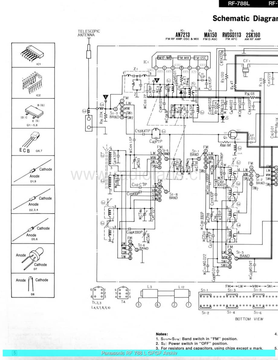 Panasonic_RF-788L_sch 电路图 维修原理图.pdf_第2页