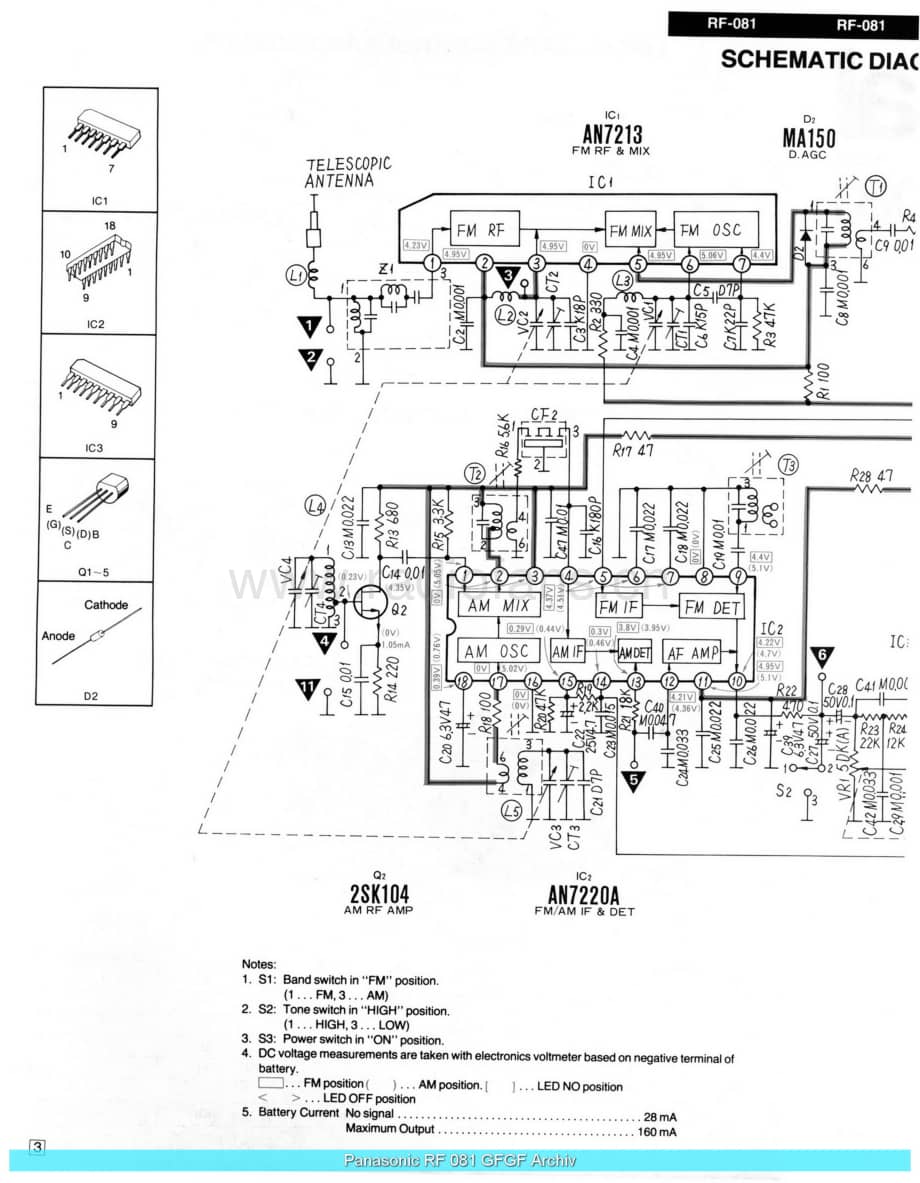 Panasonic_RF-081_sch 电路图 维修原理图.pdf_第2页