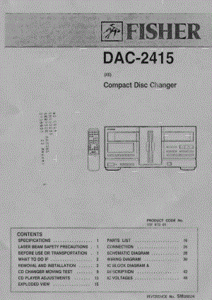 FisherDAC2415ServiceManual 电路原理图.pdf