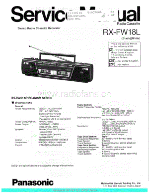Panasonic_RX-FW18L_sch 电路图 维修原理图.pdf