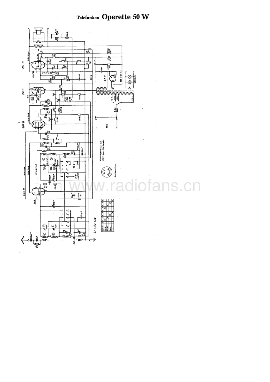 TelefunkenOperette50W维修电路图、原理图.pdf_第1页