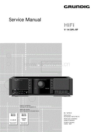 GrundigV14DPL 维修电路图、原理图.pdf